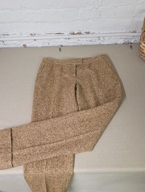 Worth Tweed Wool  Dress Pants in Brown Size 10 Petite